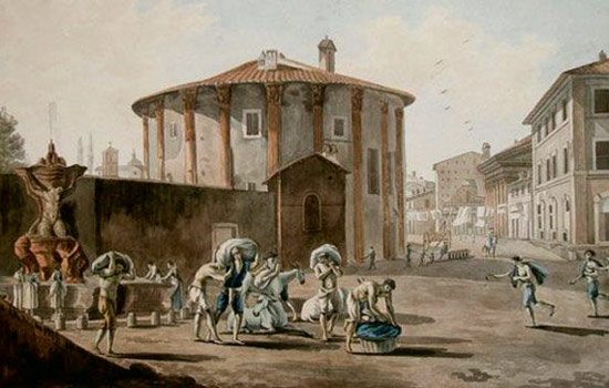 Abraham-Louis-Rodolphe Ducros,Temple de Vesta ( ?, avant 1810, date indéterminée)